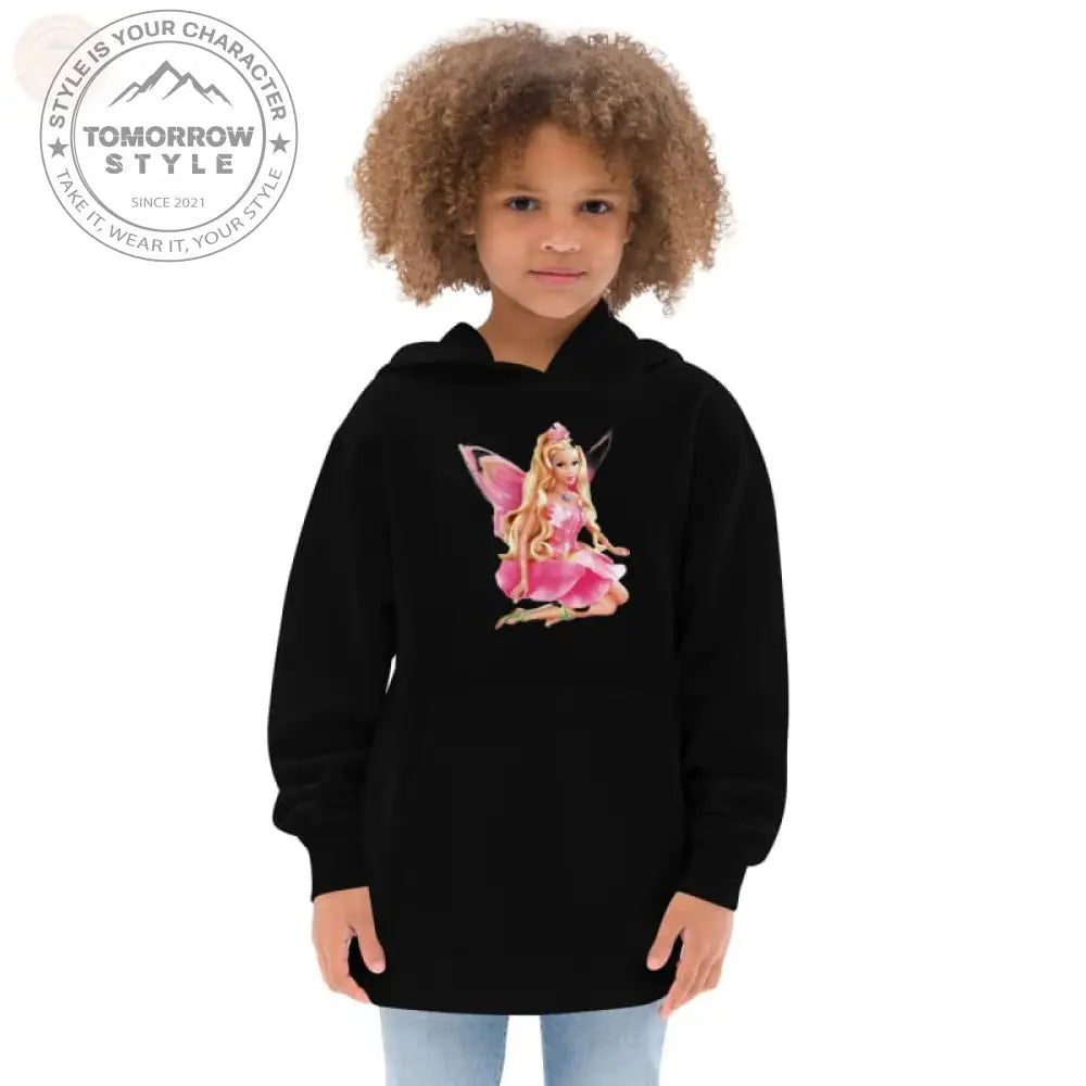 Bestickter Fleece - Hoodie: Gemütliches Abenteuer - Essential für Mädchen - Tomorrow Style