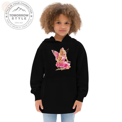 Bestickter Fleece - Hoodie: Gemütliches Abenteuer - Essential für Mädchen - Tomorrow Style