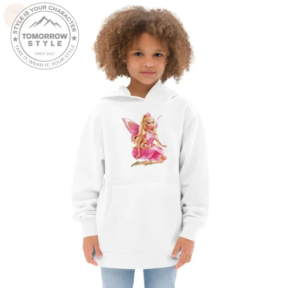 Bestickter Fleece - Hoodie: Gemütliches Abenteuer - Essential für Mädchen - Tomorrow Style
