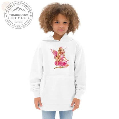Bestickter Fleece - Hoodie: Gemütliches Abenteuer - Essential für Mädchen - Tomorrow Style