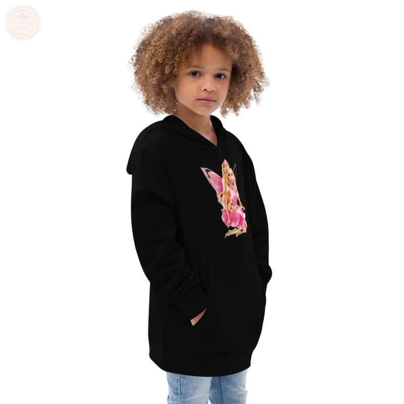 Bestickter Fleece - Hoodie: Gemütliches Abenteuer - Essential für Mädchen - Tomorrow Style