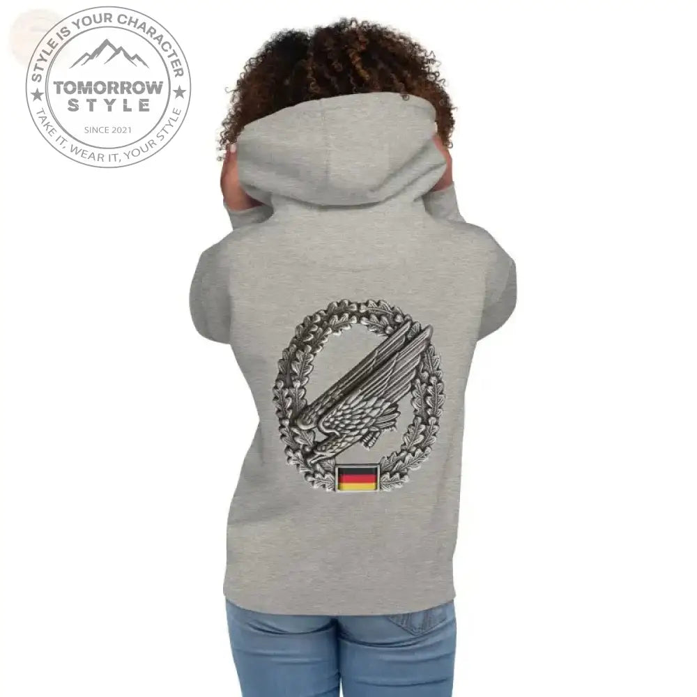 Bestickter Premium - Hoodie der Bundeswehr: Ultimativer Fallschirmjäger - Stil - Tomorrow Style