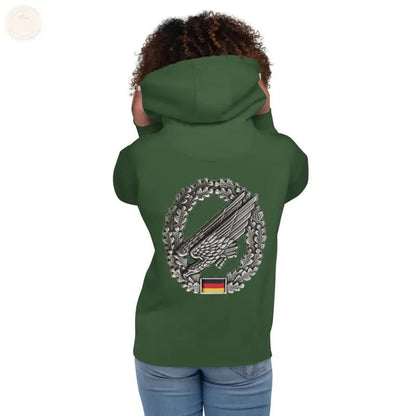 Bestickter Premium - Hoodie der Bundeswehr: Ultimativer Fallschirmjäger - Stil - Tomorrow Style