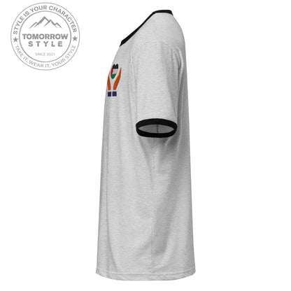 Besticktes Damen T-Shirt mit Palestine - Design im Herz - Tomorrow Style