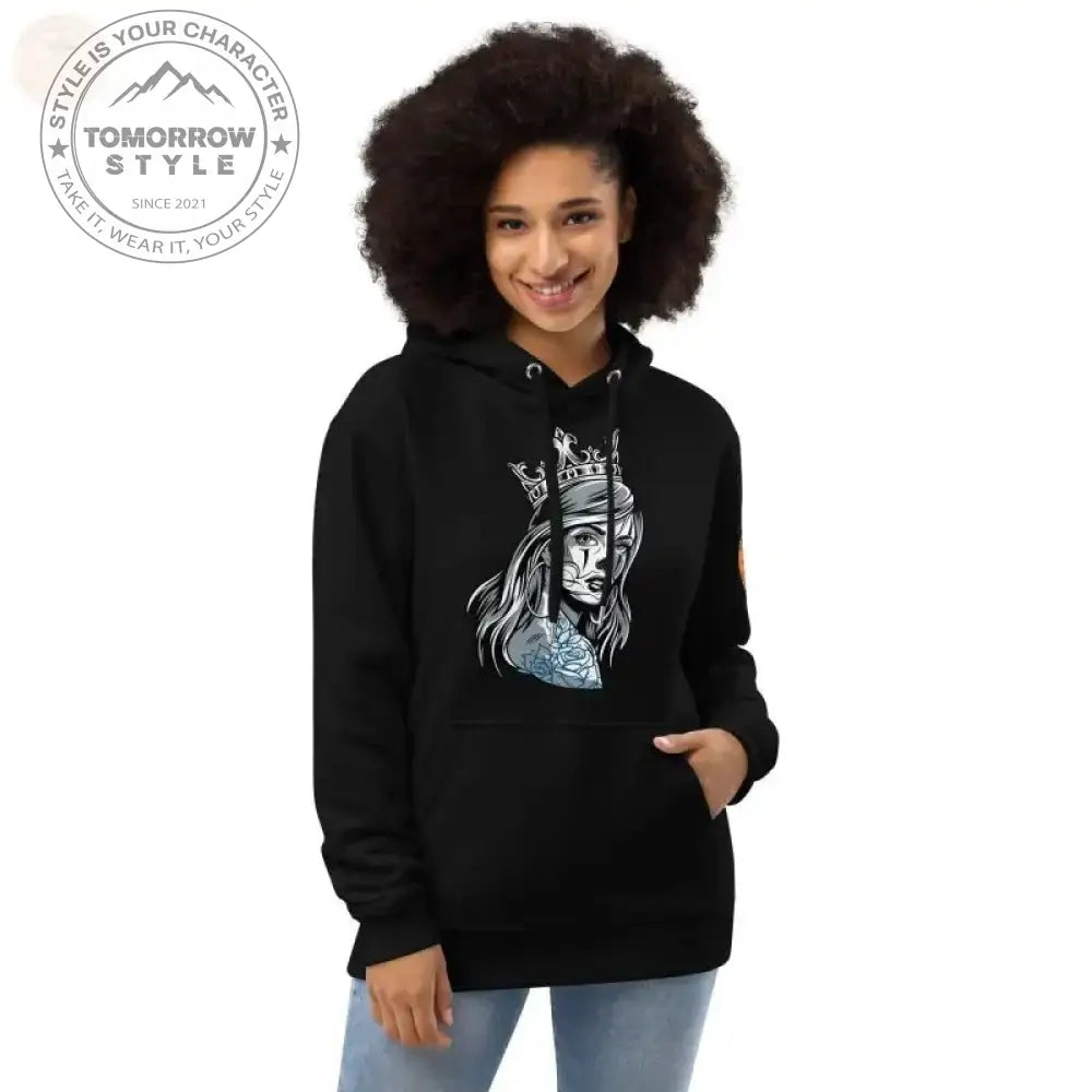 Bio Baumwolle Damen Hochwertiger Kapuzenpullover - Tomorrow Style