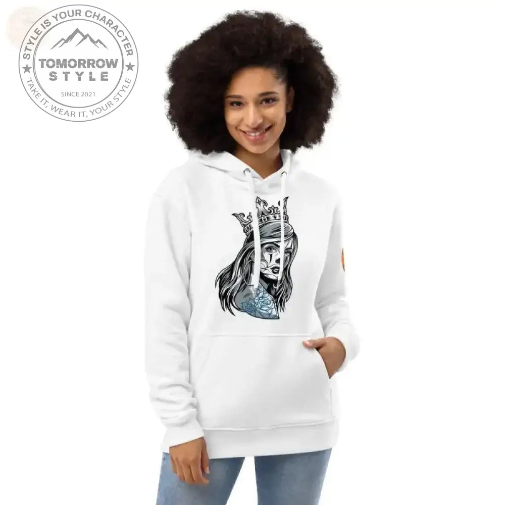 Bio Baumwolle Damen Hochwertiger Kapuzenpullover - Tomorrow Style