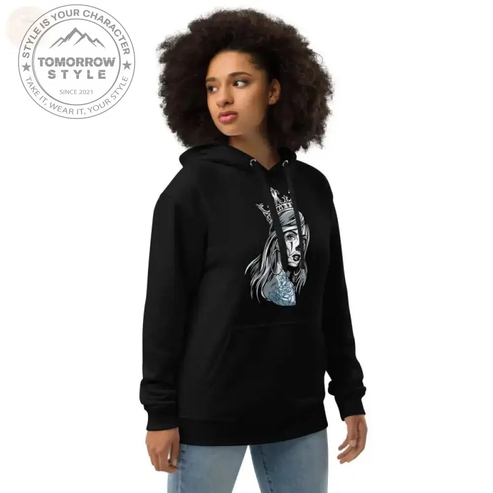 Bio Baumwolle Damen Hochwertiger Kapuzenpullover - Tomorrow Style