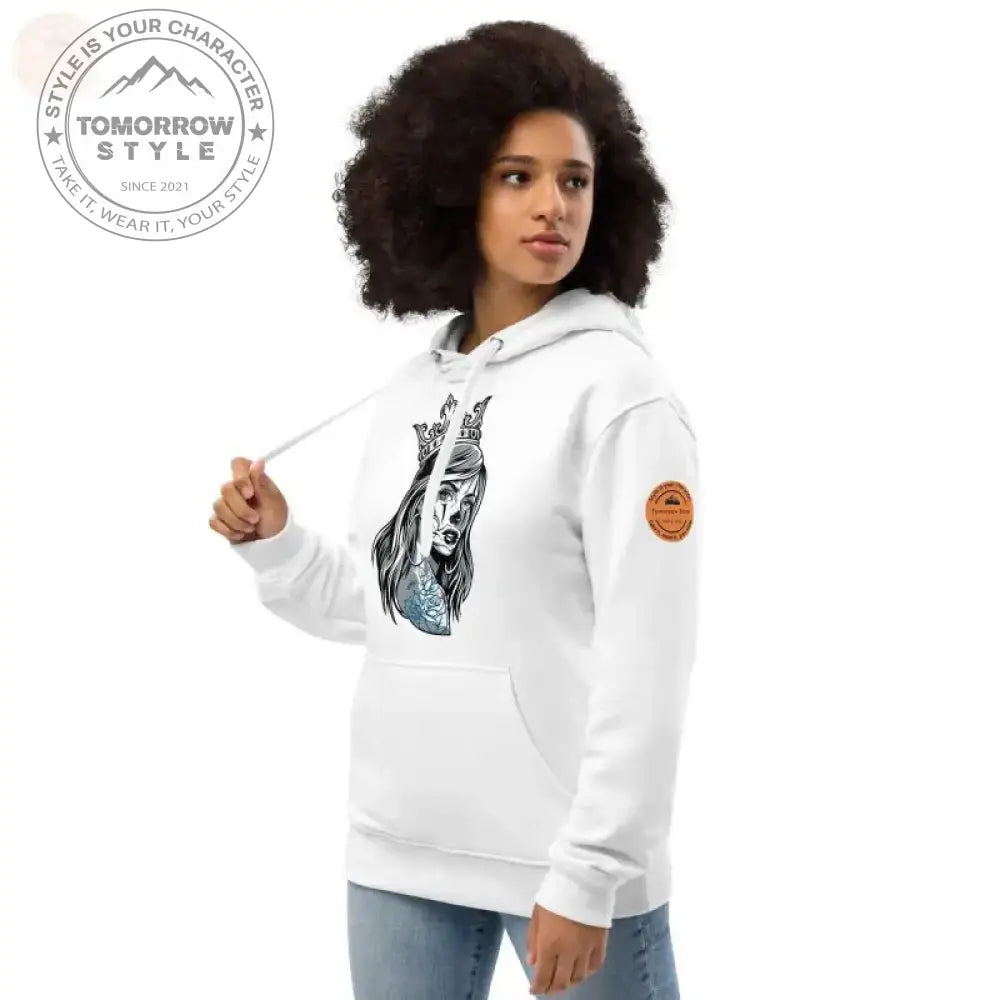 Bio Baumwolle Damen Hochwertiger Kapuzenpullover - Tomorrow Style