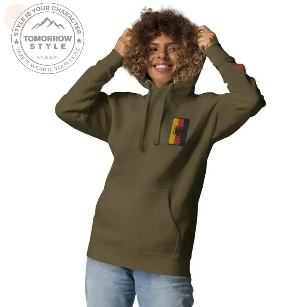 Bleiben Sie stilvoll gemütlich mit unserem Bundeswehr Premium Hoodie - Tomorrow Style
