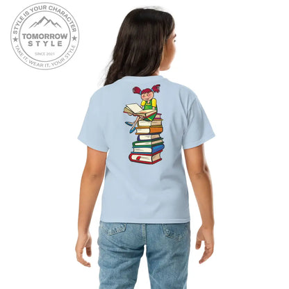 Bücherliebe in der Schule“ – Mädchen Classic T-Shirt - Tomorrow Style
