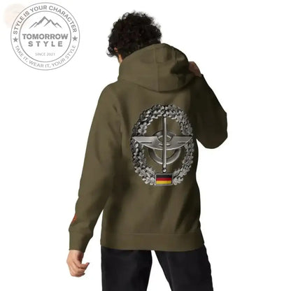 Bundeswehr Premium Hoodie: Coolstes Streetwear - Essential! - Tomorrow Style