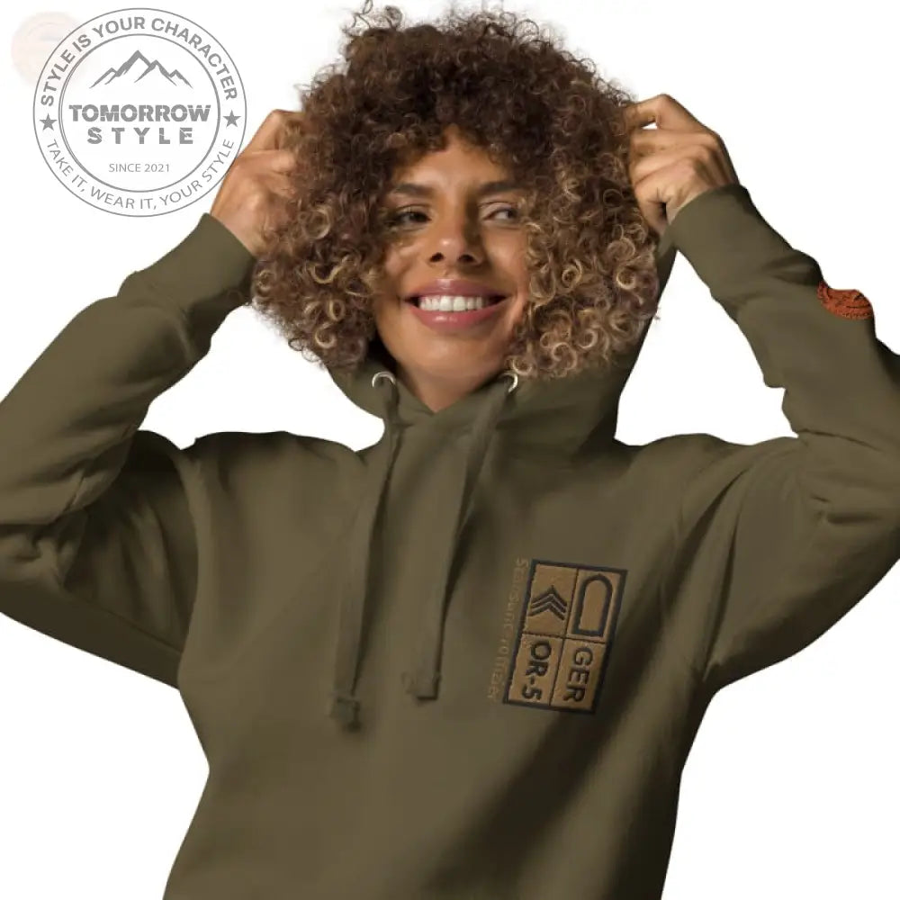 Bundeswehr Premium Hoodie: Ultimativer Streetwear - Komfort - Tomorrow Style