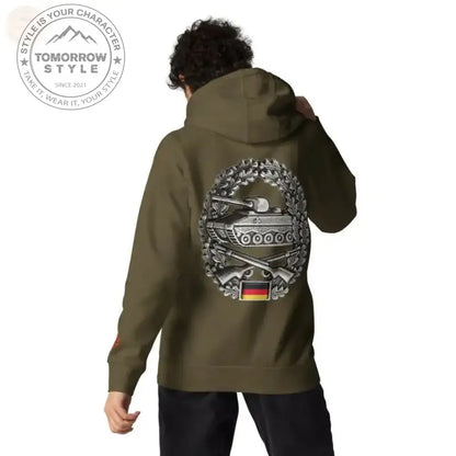 Bundeswehr - Premium - Hoodie: Wärme, Style und Panzergrenadier - Abzeichen! - Tomorrow Style