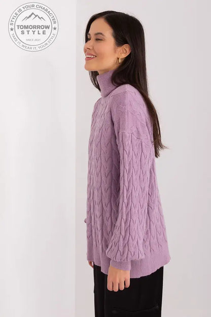 Bunt gemusterter Rollkragenpullover im Karomuster – Vielseitig und Charmant für Jeden Tag - Tomorrow Style