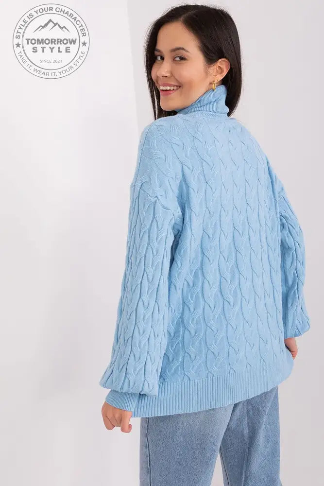 Bunt gemusterter Rollkragenpullover im Karomuster – Vielseitig und Charmant für Jeden Tag - Tomorrow Style