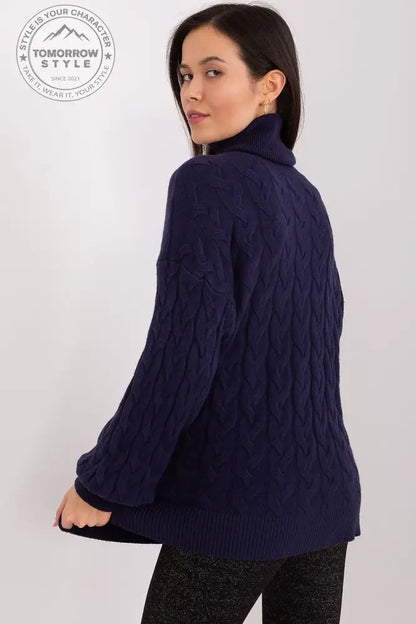 Bunt gemusterter Rollkragenpullover im Karomuster – Vielseitig und Charmant für Jeden Tag - Tomorrow Style