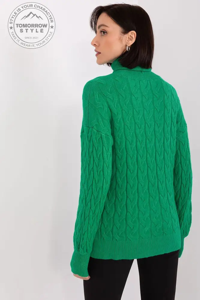 Bunt gemusterter Rollkragenpullover im Karomuster – Vielseitig und Charmant für Jeden Tag - Tomorrow Style