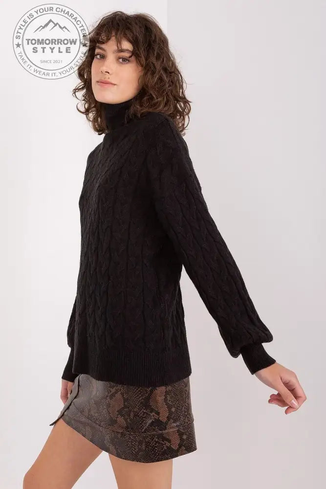 Bunt gemusterter Rollkragenpullover im Karomuster – Vielseitig und Charmant für Jeden Tag - Tomorrow Style