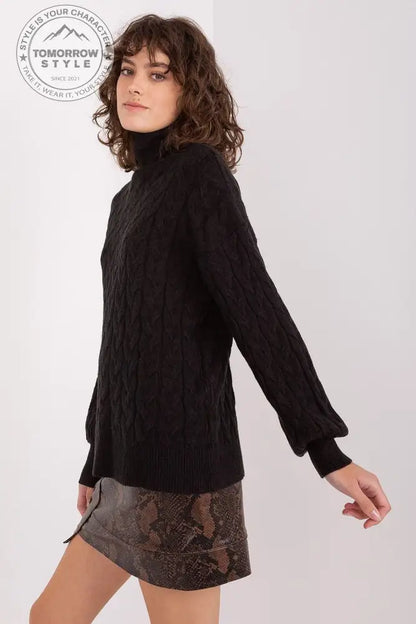 Bunt gemusterter Rollkragenpullover im Karomuster – Vielseitig und Charmant für Jeden Tag - Tomorrow Style