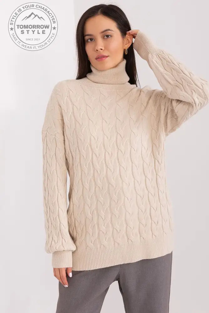 Bunt gemusterter Rollkragenpullover im Karomuster – Vielseitig und Charmant für Jeden Tag - Tomorrow Style