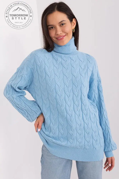 Bunt gemusterter Rollkragenpullover im Karomuster – Vielseitig und Charmant für Jeden Tag - Tomorrow Style