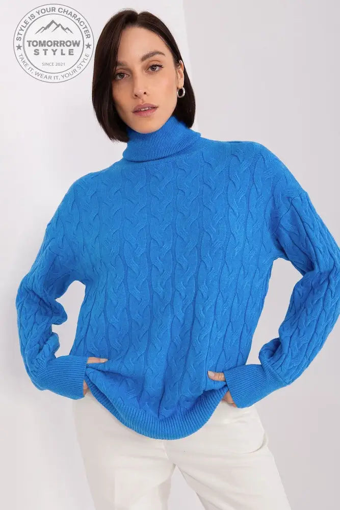 Bunt gemusterter Rollkragenpullover im Karomuster – Vielseitig und Charmant für Jeden Tag - Tomorrow Style