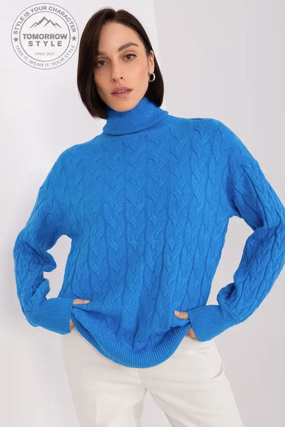 Bunt gemusterter Rollkragenpullover im Karomuster – Vielseitig und Charmant für Jeden Tag - Tomorrow Style