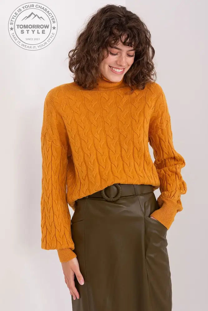 Bunt gemusterter Rollkragenpullover im Karomuster – Vielseitig und Charmant für Jeden Tag - Tomorrow Style