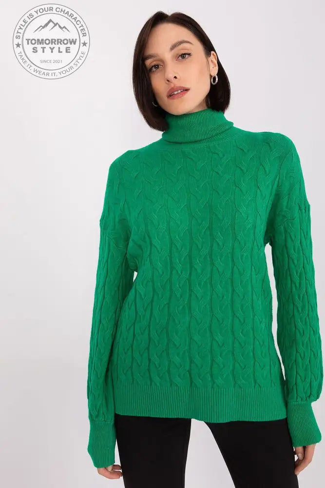 Bunt gemusterter Rollkragenpullover im Karomuster – Vielseitig und Charmant für Jeden Tag - Tomorrow Style