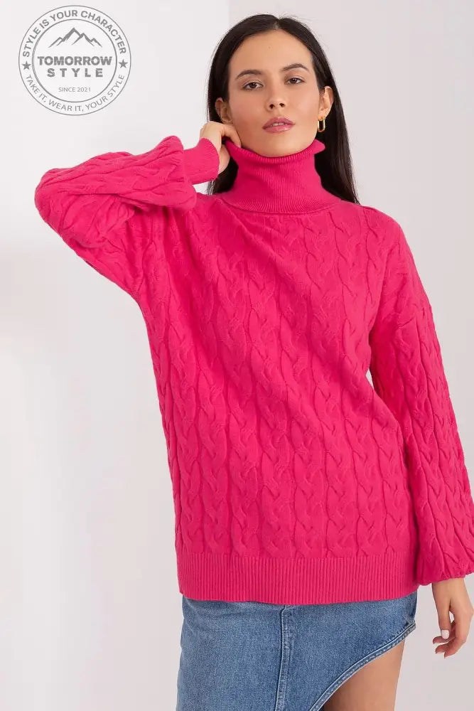 Bunt gemusterter Rollkragenpullover im Karomuster – Vielseitig und Charmant für Jeden Tag - Tomorrow Style