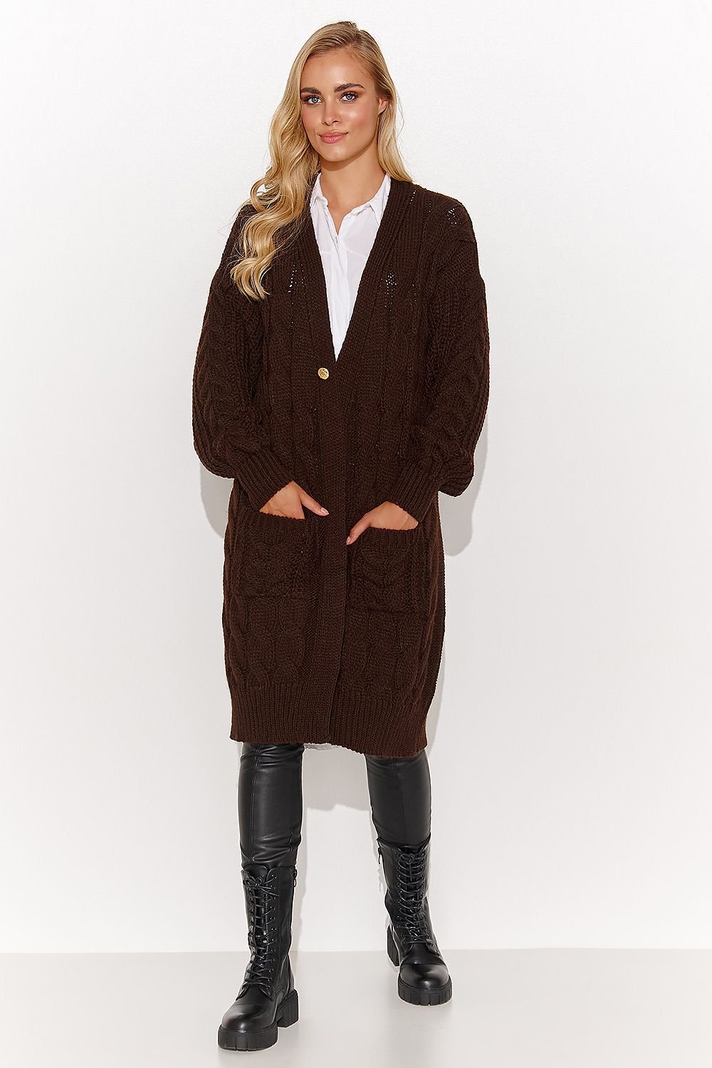 Cardigan Model 184394 Makadamia - Tomorrow Style