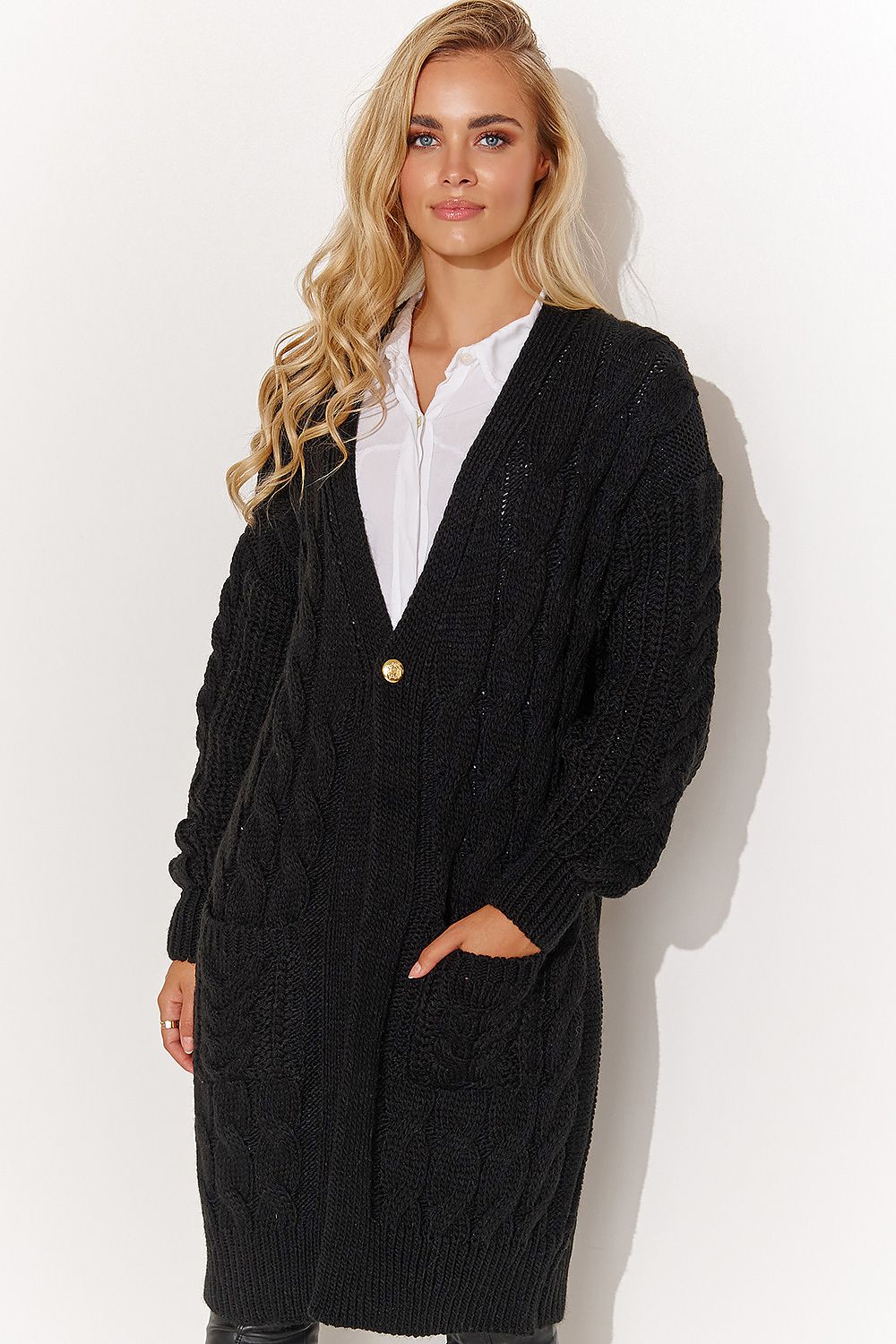 Cardigan Model 184394 Makadamia - Tomorrow Style