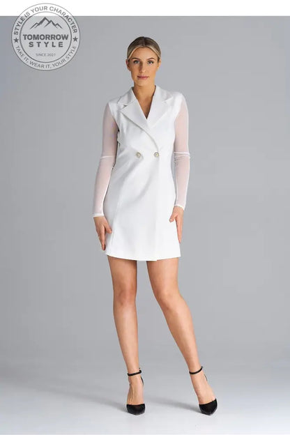 Casual Chic Mini-Jackenkleid