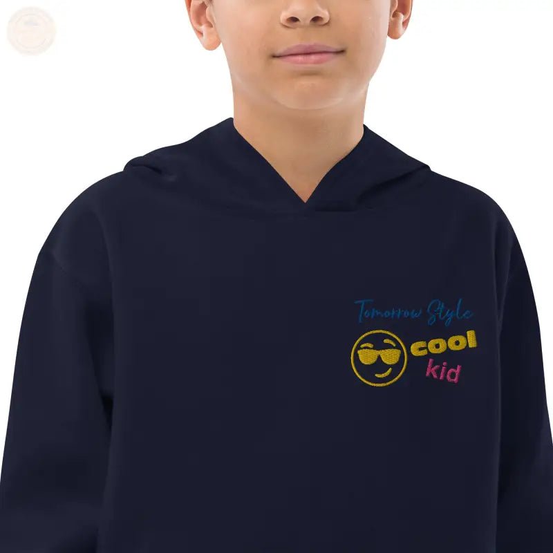 Coole Bestickte Vlies Hoodie für Jungs - Tomorrow Style