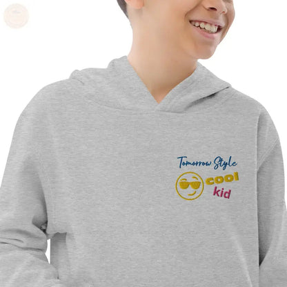 Coole Bestickte Vlies Hoodie für Jungs - Tomorrow Style