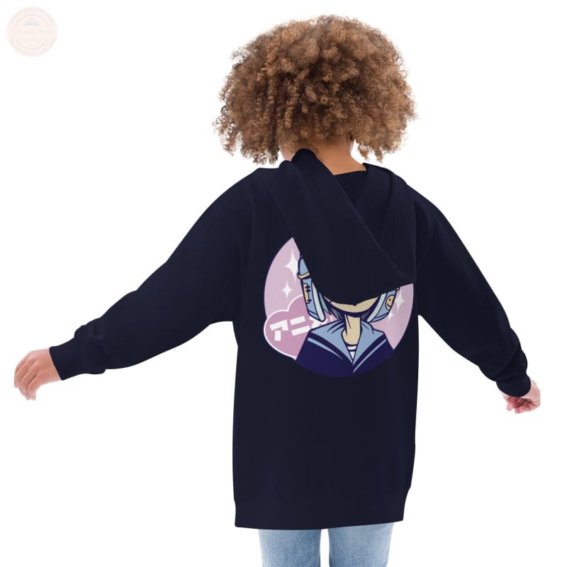 Cozy Adventures: Flauschiger Fleece - Hoodie für Mädchen - Tomorrow Style