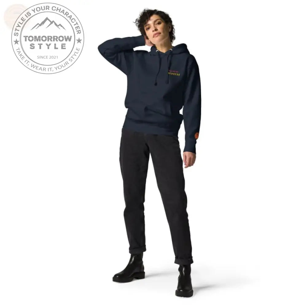 Cozy Chic: Bestickter Damen Hoodie - Tomorrow Style