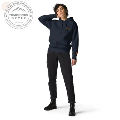 Cozy Chic: Bestickter Damen Hoodie - Tomorrow Style