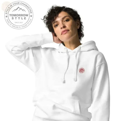 Cozy Chic: Bestickter Damen Hoodie - Tomorrow Style