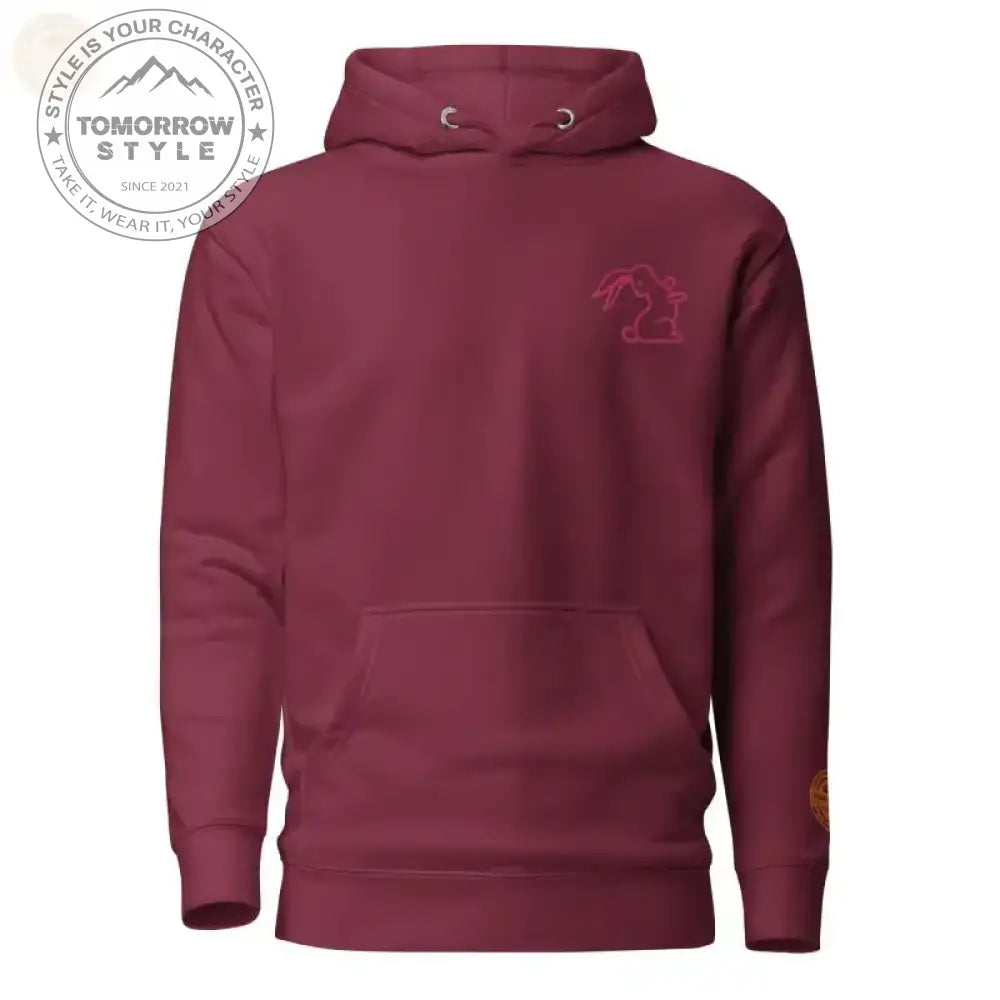 Cozy Cool: Bestickter Damen Hoodie - Tomorrow Style