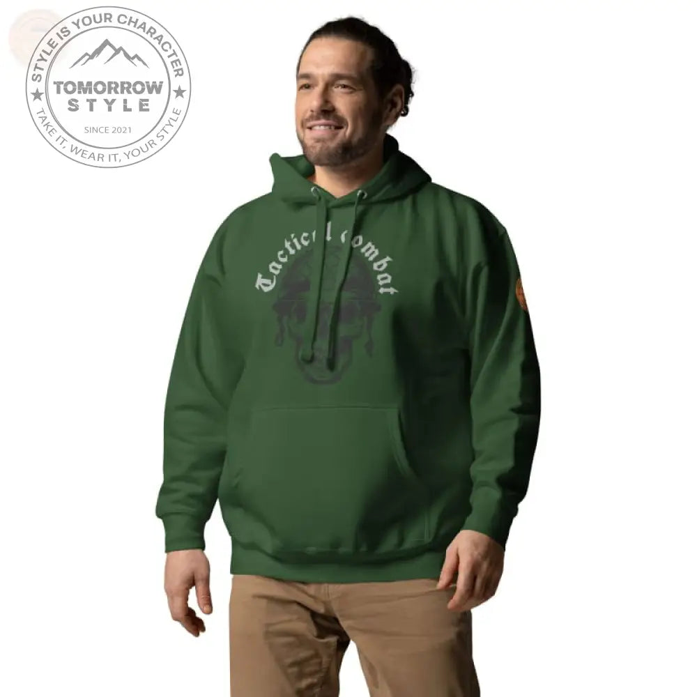 Cozy Cool: Bestickter Herren Hoodie - Tomorrow Style
