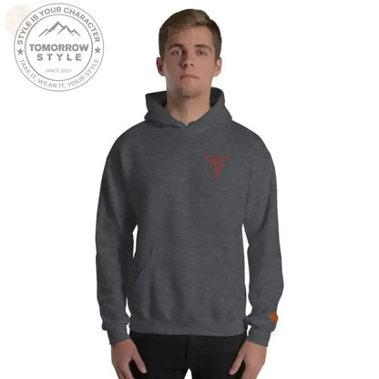 CozyChic bestickter Herren - Hoodie – ideal für kühlere Abende! - Tomorrow Style