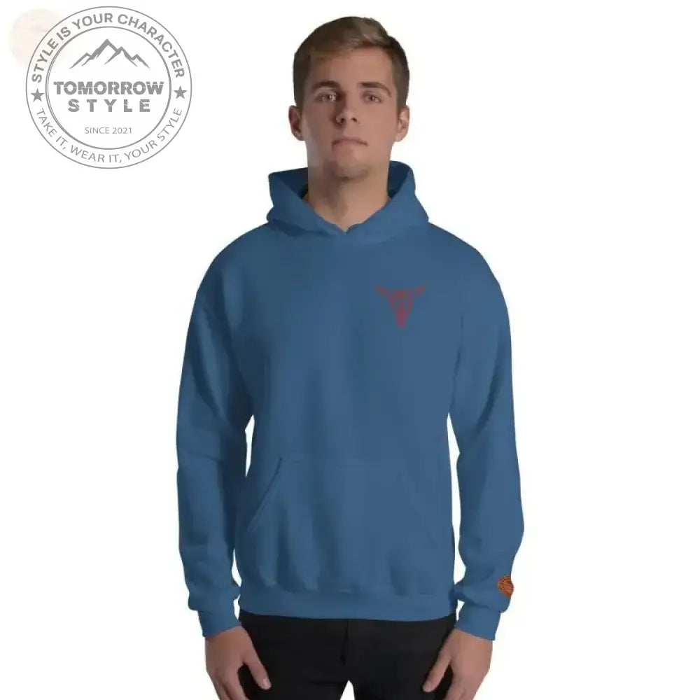 CozyChic bestickter Herren - Hoodie – ideal für kühlere Abende! - Tomorrow Style