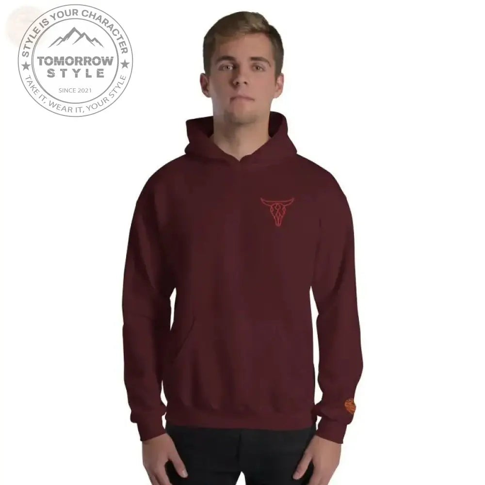 CozyChic bestickter Herren - Hoodie – ideal für kühlere Abende! - Tomorrow Style