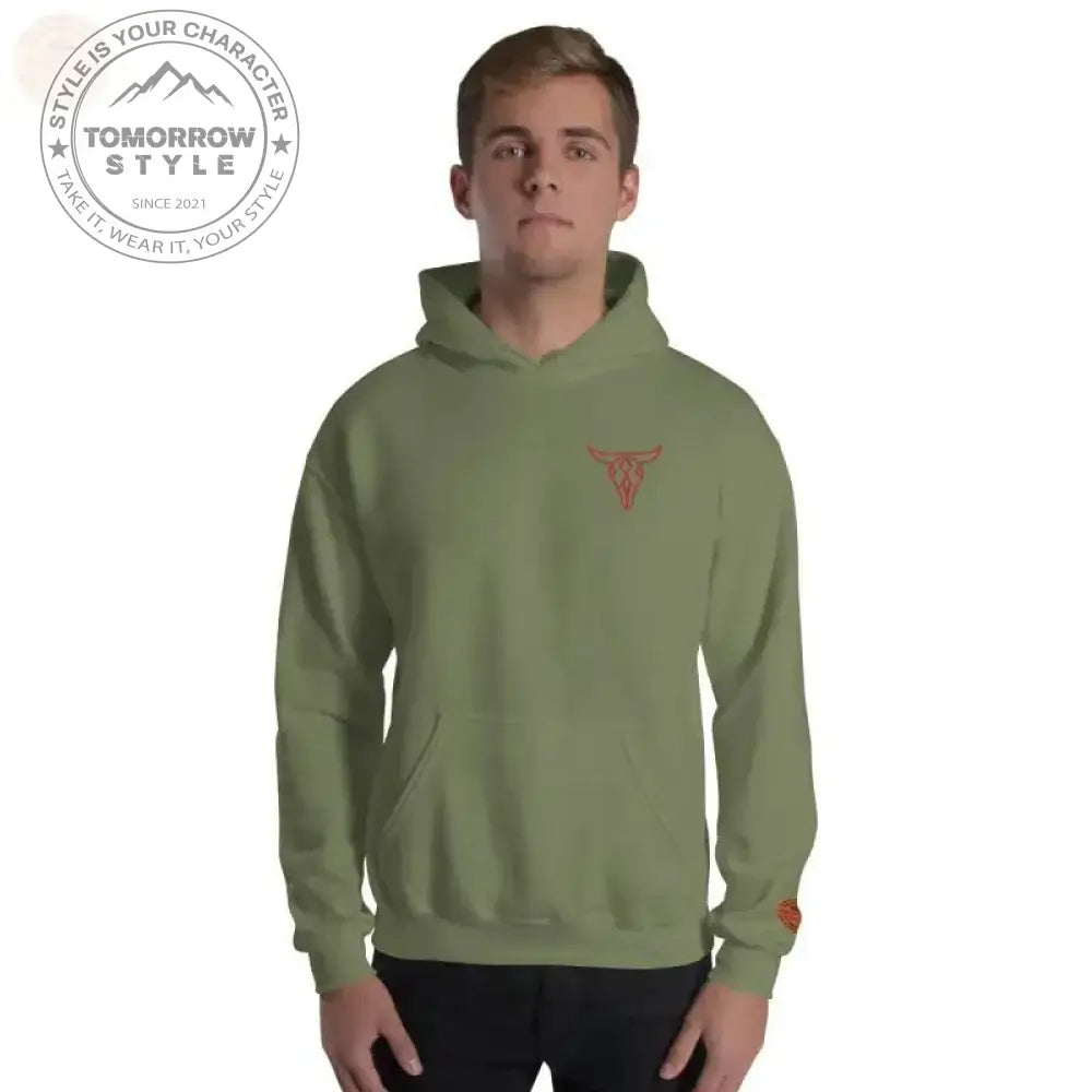 CozyChic bestickter Herren - Hoodie – ideal für kühlere Abende! - Tomorrow Style
