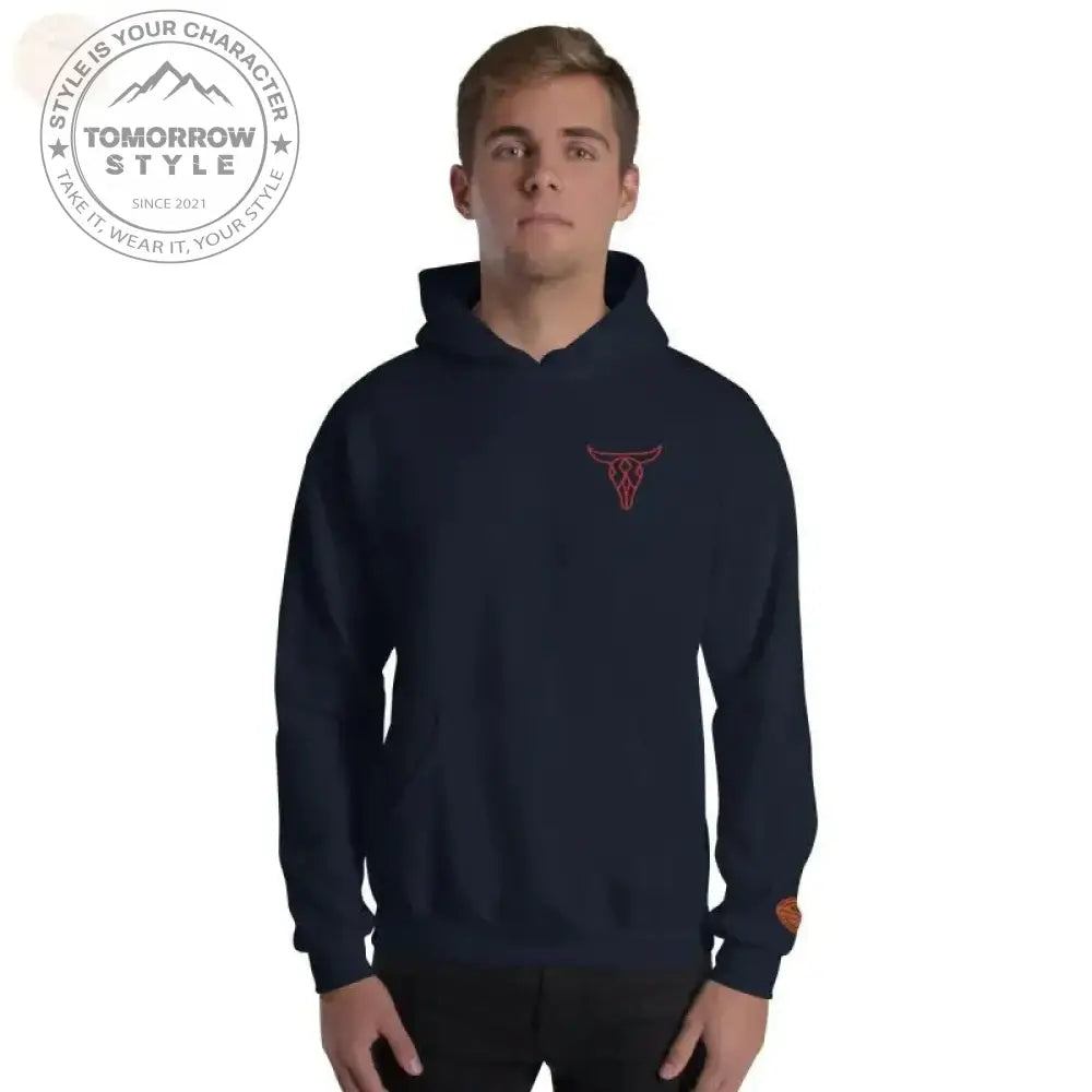 CozyChic bestickter Herren - Hoodie – ideal für kühlere Abende! - Tomorrow Style