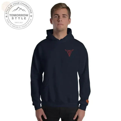 CozyChic bestickter Herren - Hoodie – ideal für kühlere Abende! - Tomorrow Style