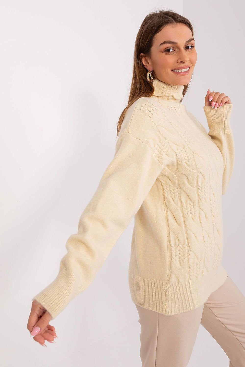 Rollkragenpullover Model 189898 AT