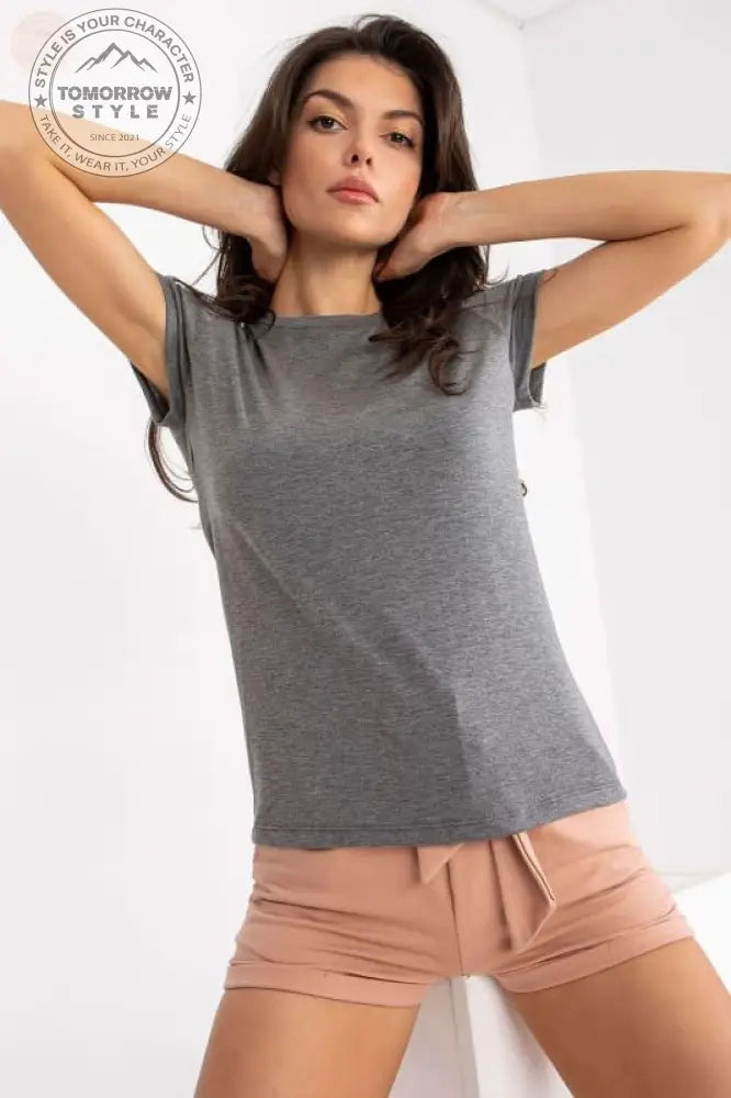 Daily Chic: Damen T - Shirt mit kurzen Ärmeln - Tomorrow Style