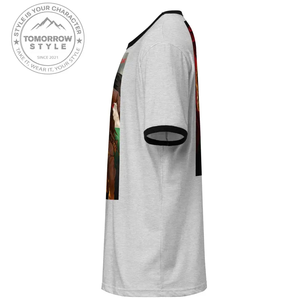 Damen Bedrucktes T-Shirt: 'Wir sind Palästine - Tomorrow Style